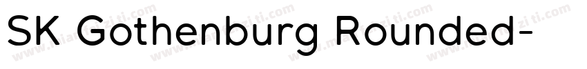 SK Gothenburg Rounded字体转换